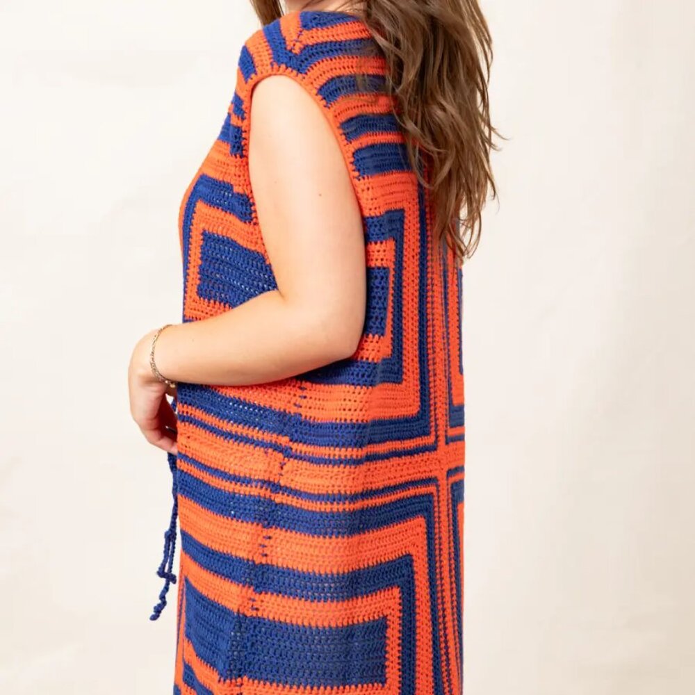 058 FRNCH Cybille Knitted Top (Anthropologie) NWT Oversized Small - Picture 6 of 14
